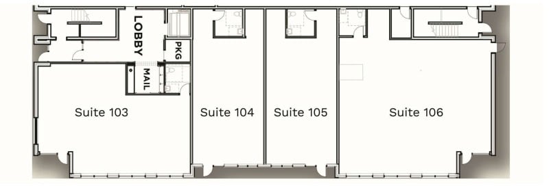 1440 S 13th St, Omaha, NE à louer Plan d’étage– Image 1 sur 6