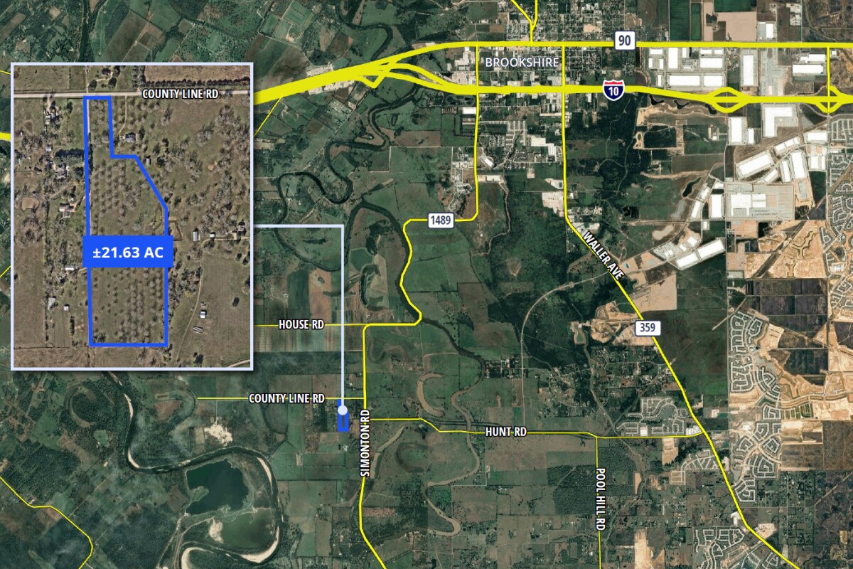 Astex & County Line Rd, Brookshire, TX à vendre Photo principale– Image 1 sur 5