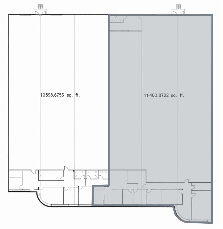 7524-7550 Ch De La Côte-de-Liesse, Montréal, QC H4P 1A9 - Lot 7544 -  - Plan d’étage - Image 1 of 5