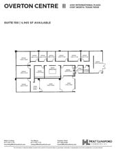 4150 International Plz, Fort Worth, TX à louer Plan d’étage– Image 1 sur 1