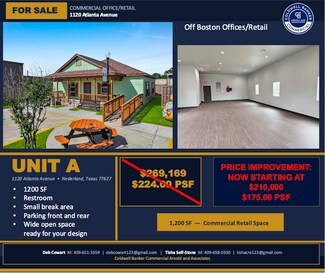 Plus de détails pour 1120 Atlanta Ave, Nederland, TX - Bureau à vendre