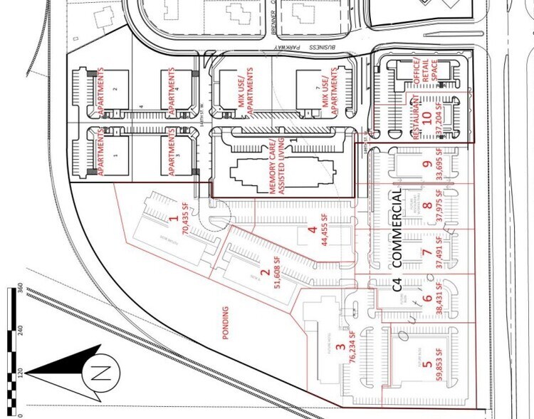 NEC Hwy 3 & CR-42, Rosemount, MN à vendre - Plan de site – Image 3 sur 4