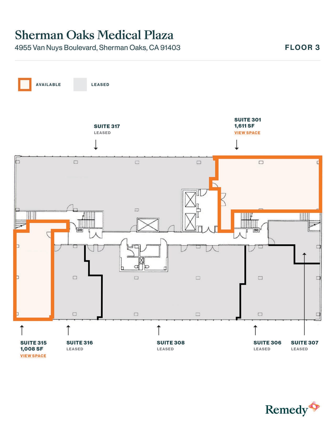 4955 Van Nuys Blvd, Sherman Oaks, CA à louer Plan d’étage– Image 1 sur 1