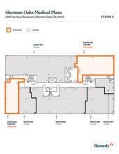 4955 Van Nuys Blvd, Sherman Oaks, CA à louer Plan d’étage– Image 1 sur 1