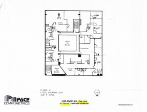 17742-17750 Sherman Way, Reseda, CA à louer Plan de site– Image 1 sur 2