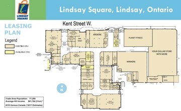 401 Kent St W, Kawartha Lakes, ON à louer Plan de site– Image 1 sur 1