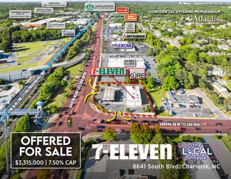 Plus de détails pour 8641 South Blvd, Charlotte, NC - Local commercial à vendre
