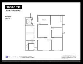 1080-1090 Kane Concourse, Bay Harbor Islands, FL à louer Plan d’étage– Image 1 sur 1
