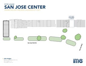 3926-3932 San Jose Park Dr, Jacksonville, FL à louer Plan de site– Image 2 sur 2