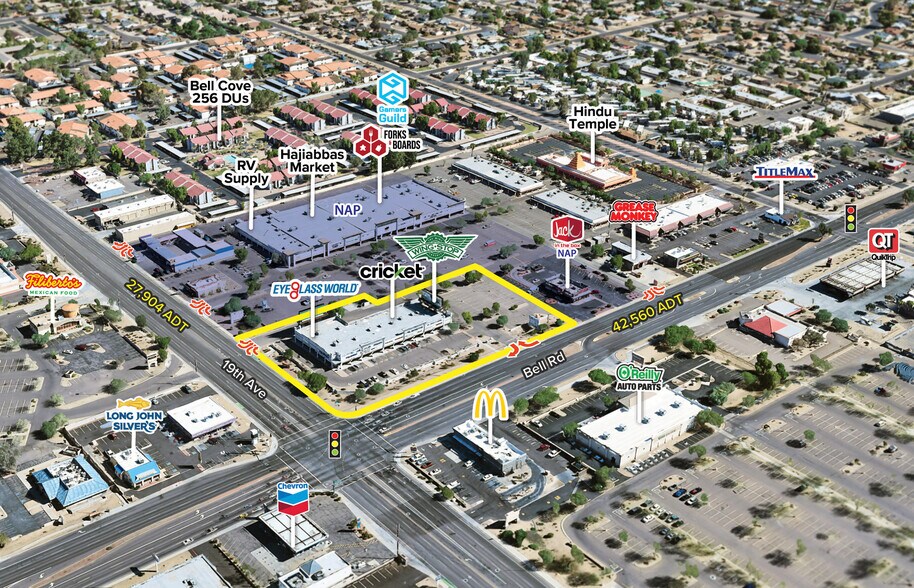 1838 W Bell Rd, Phoenix, AZ à louer - Photo de l’immeuble – Image 1 sur 14