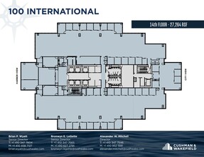 100 International Dr, Baltimore, MD à louer Plan d’étage– Image 1 sur 1