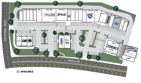 12202-12234 Poway Rd, Poway, CA à louer Plan de site– Image 1 sur 1