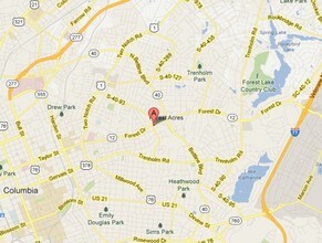 1572 Sunnyside Dr, Columbia, SC - Vue aérienne vue de carte - Image1
