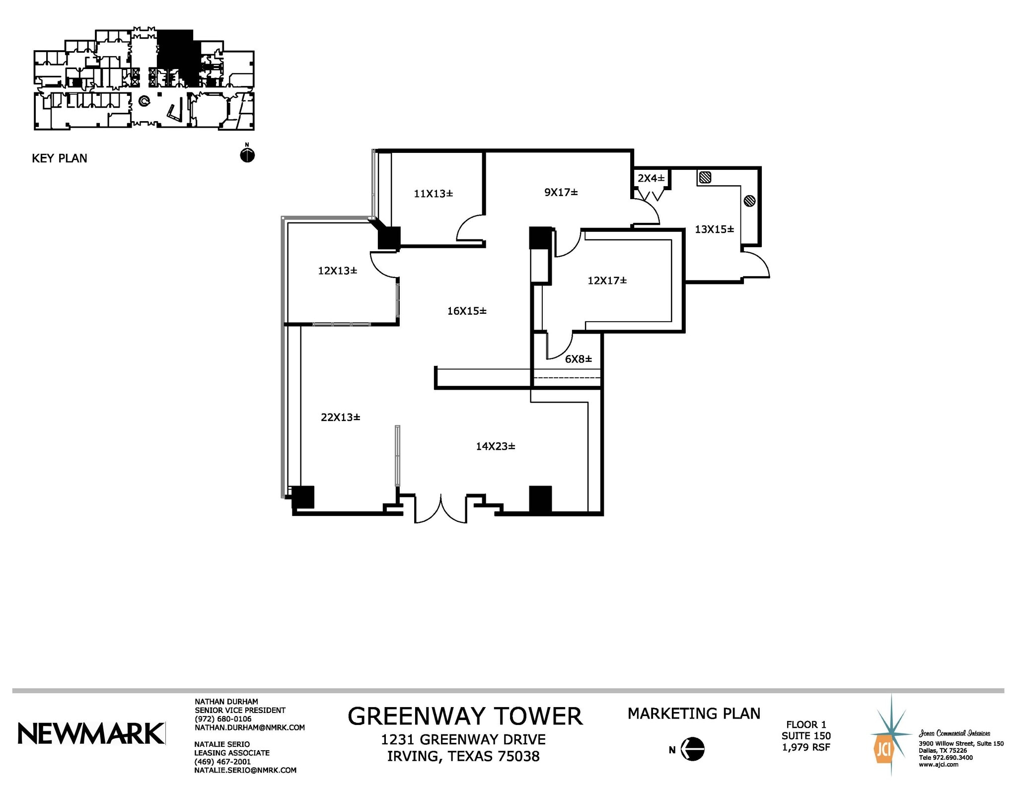 1231 Greenway Dr, Irving, TX à louer Plan d’étage– Image 1 sur 1