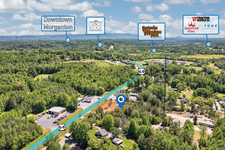 Piedmont Rd, Morganton, NC à vendre - Aérien – Image 3 sur 3