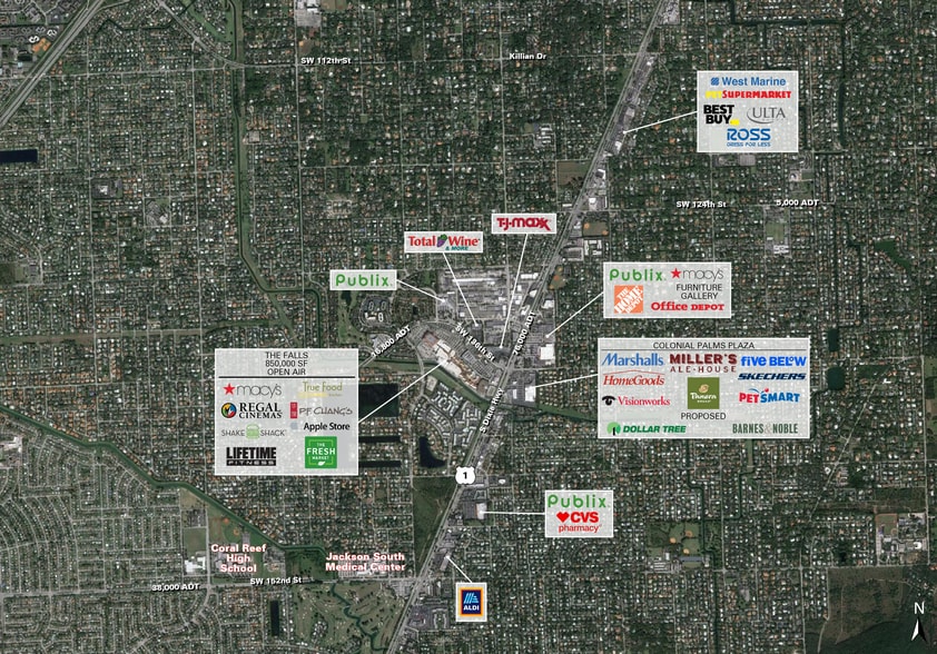 13601-13869 S Dixie Hwy, Miami, FL à louer - Photo de l’immeuble – Image 3 sur 4