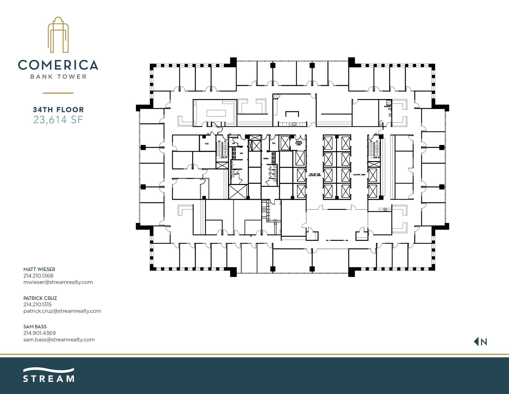1717 Main St, Dallas, TX à louer Plan d’étage– Image 1 sur 1