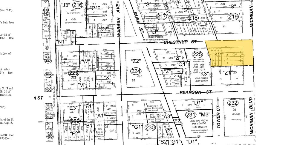 840 N Michigan Ave, Chicago, IL à louer - Plan cadastral – Image 2 sur 5