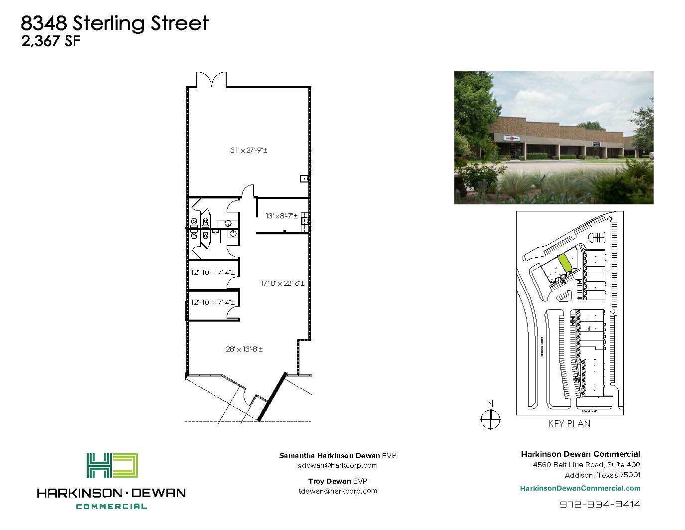 8330-8344 Sterling St, Irving, TX à louer Plan d’étage– Image 1 sur 1