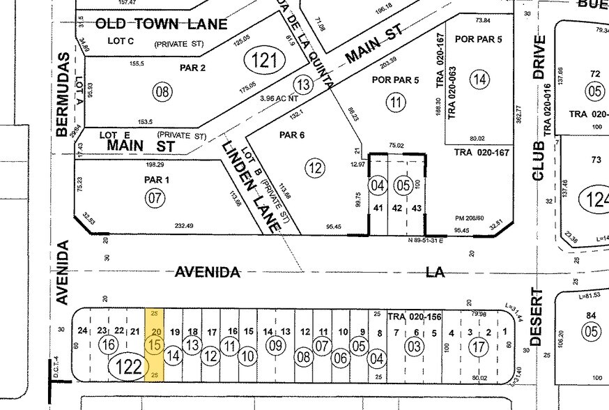 78027 Avenida La Fonda, La Quinta, CA à vendre - Plan cadastral – Image 1 sur 1