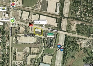 865-895 Maplewood Dr, Itasca, IL - VUE AÉRIENNE vue de carte