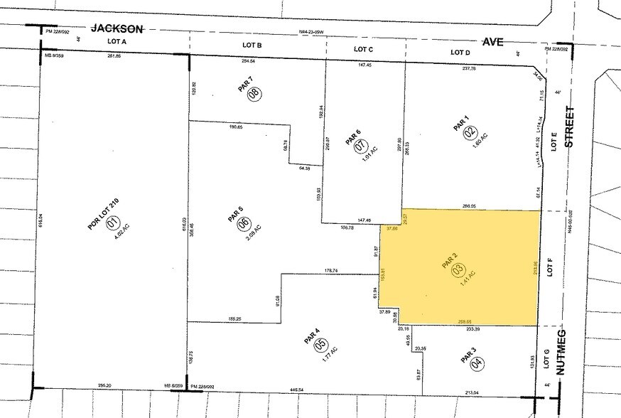 23735 Jackson Ave, Murrieta, CA à vendre - Plan cadastral – Image 2 sur 6