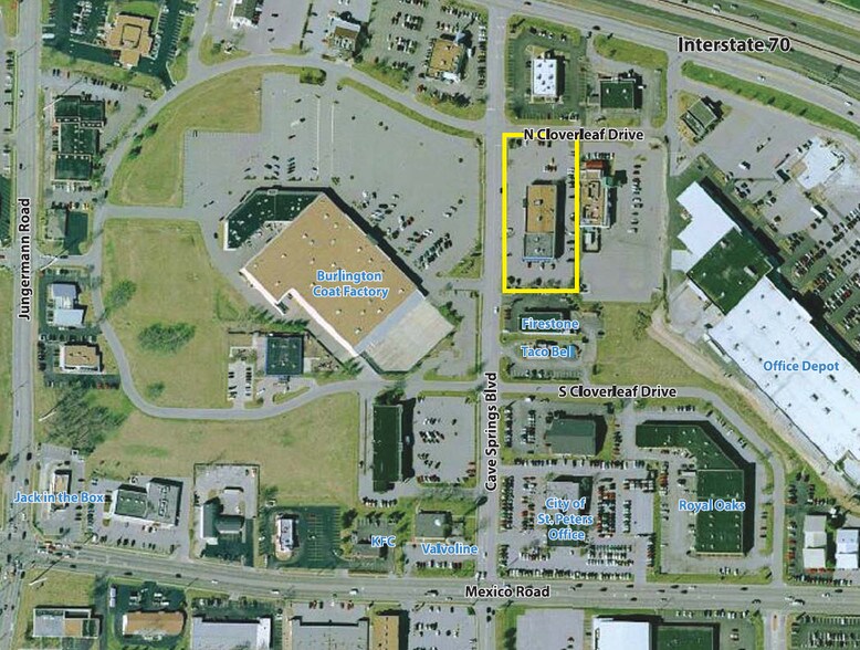 1000-1012 Cave Springs Blvd, Saint Peters, MO à louer - Aérien – Image 2 sur 12