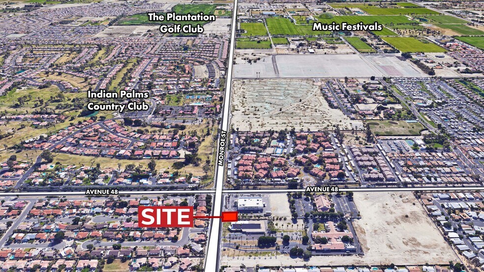 47797 Monroe St, Indio, CA à vendre - Aérien – Image 3 sur 3
