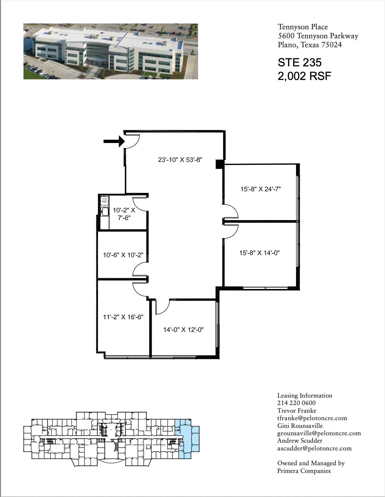 5600 Tennyson Pkwy, Plano, TX à louer Plan d’étage– Image 1 sur 1