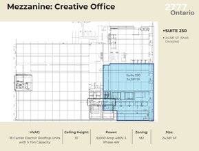 2777 N Ontario St, Burbank, CA à louer Plan d’étage– Image 1 sur 1