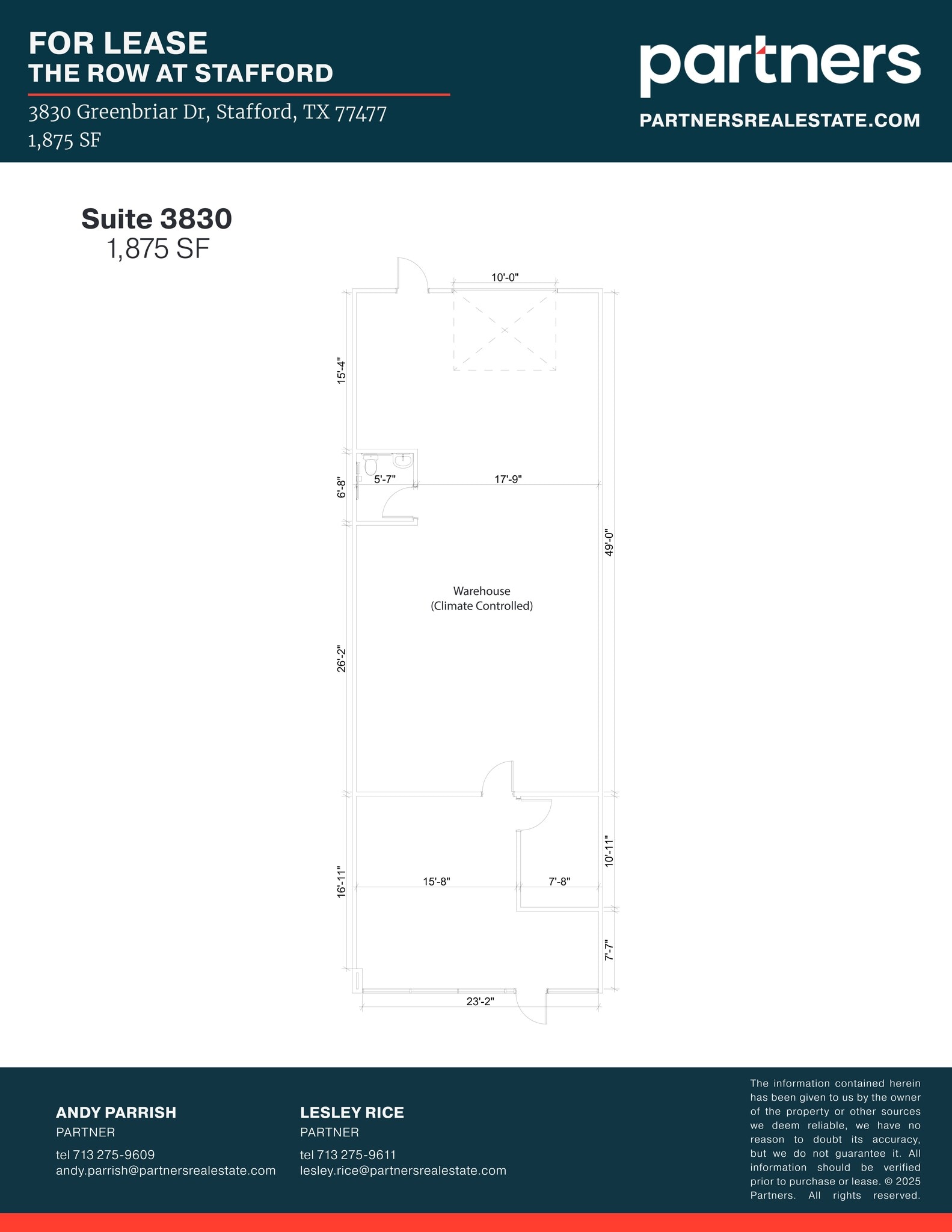 3750-3776 Greenbriar Dr, Stafford, TX à louer Plan de site– Image 1 sur 1