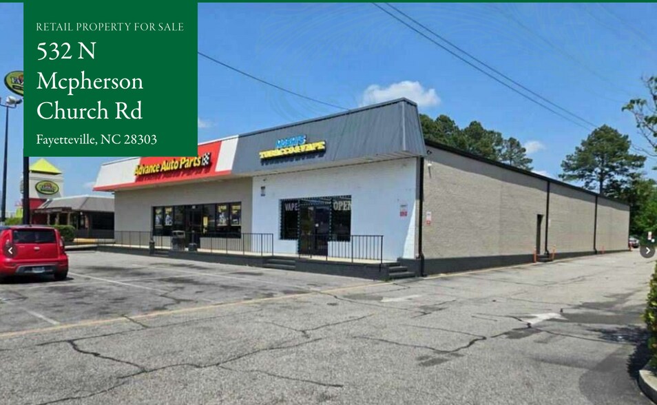 532 N Mcpherson Church Rd, Fayetteville, NC à vendre - Photo de l’immeuble – Image 1 sur 9
