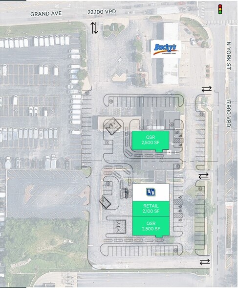 990 N York St, Elmhurst, IL à louer - Plan de site – Image 1 sur 3