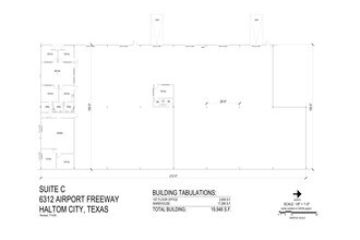 6312 Airport Fwy, Fort Worth, TX à louer Plan de site– Image 1 sur 1