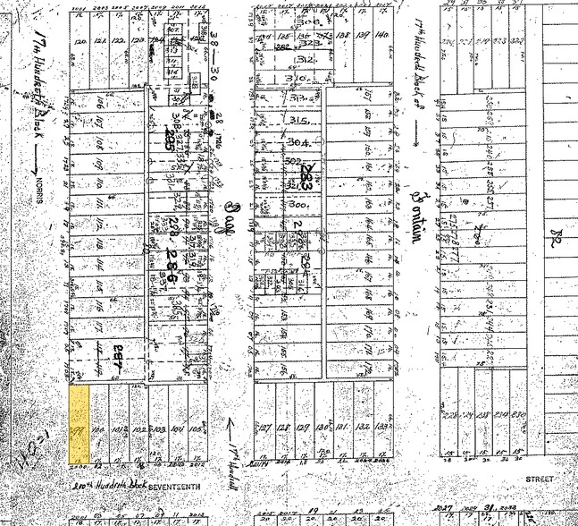 2000 N 17th St, Philadelphia, PA à vendre - Plan cadastral – Image 3 sur 3