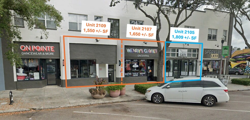 2105-2109 Central Ave, Saint Petersburg, FL à louer - Photo de l’immeuble – Image 2 sur 5