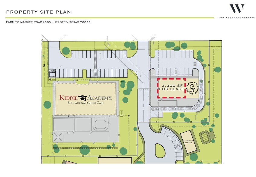 FM 1560, Helotes, TX à louer - Plan de site – Image 2 sur 2