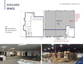 551-567 Strander Blvd, Tukwila, WA à louer Plan d’étage– Image 2 sur 5
