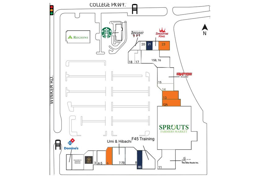 8595-8655 College Pky, Fort Myers, FL à louer - Photo de l’immeuble – Image 2 sur 5