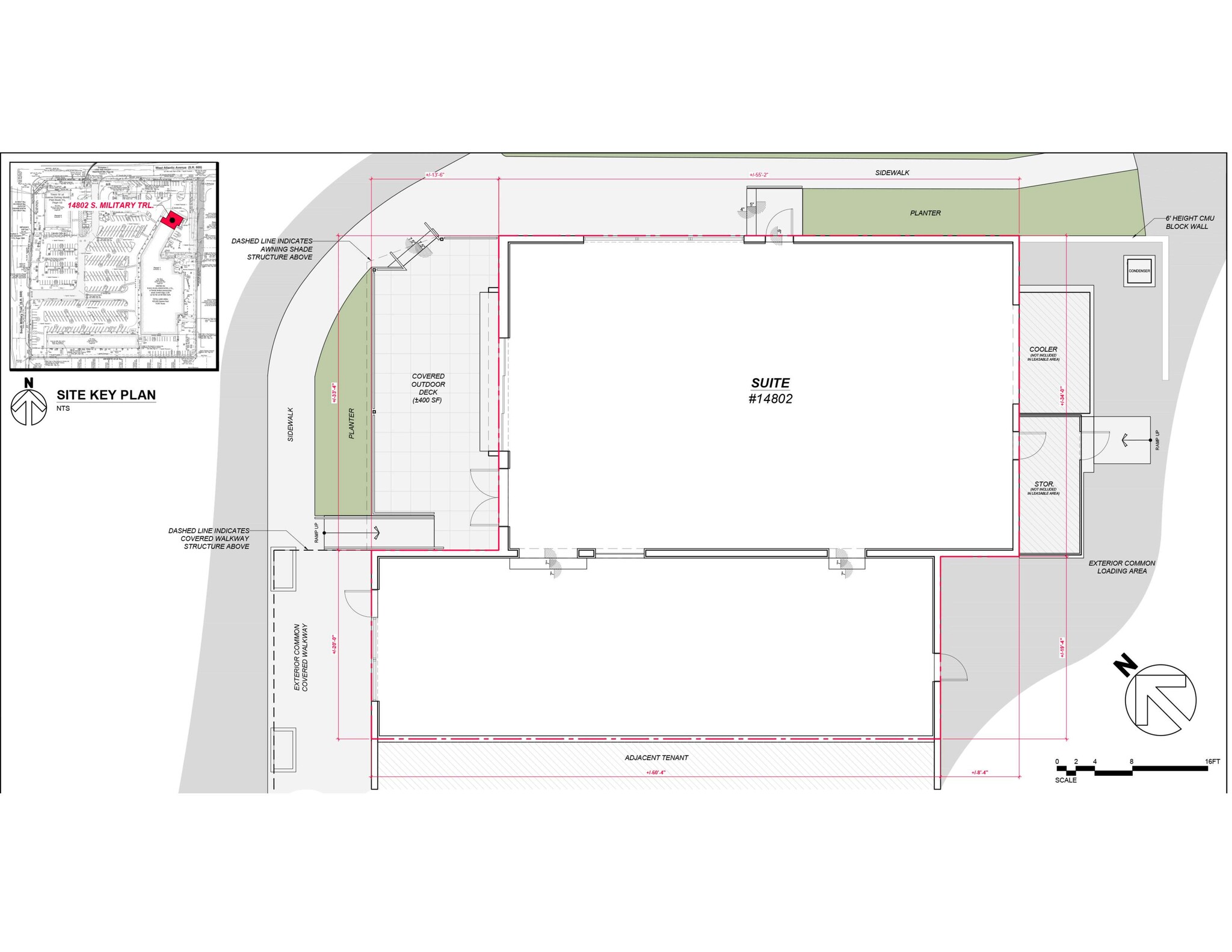14844 Military Trl, Delray Beach, FL à louer Plan de site– Image 1 sur 2
