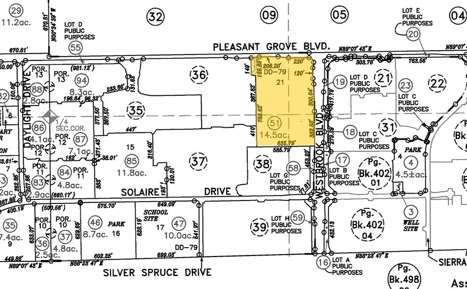 Westbrook Blvd, Roseville, CA à vendre - Plan cadastral – Image 2 sur 2