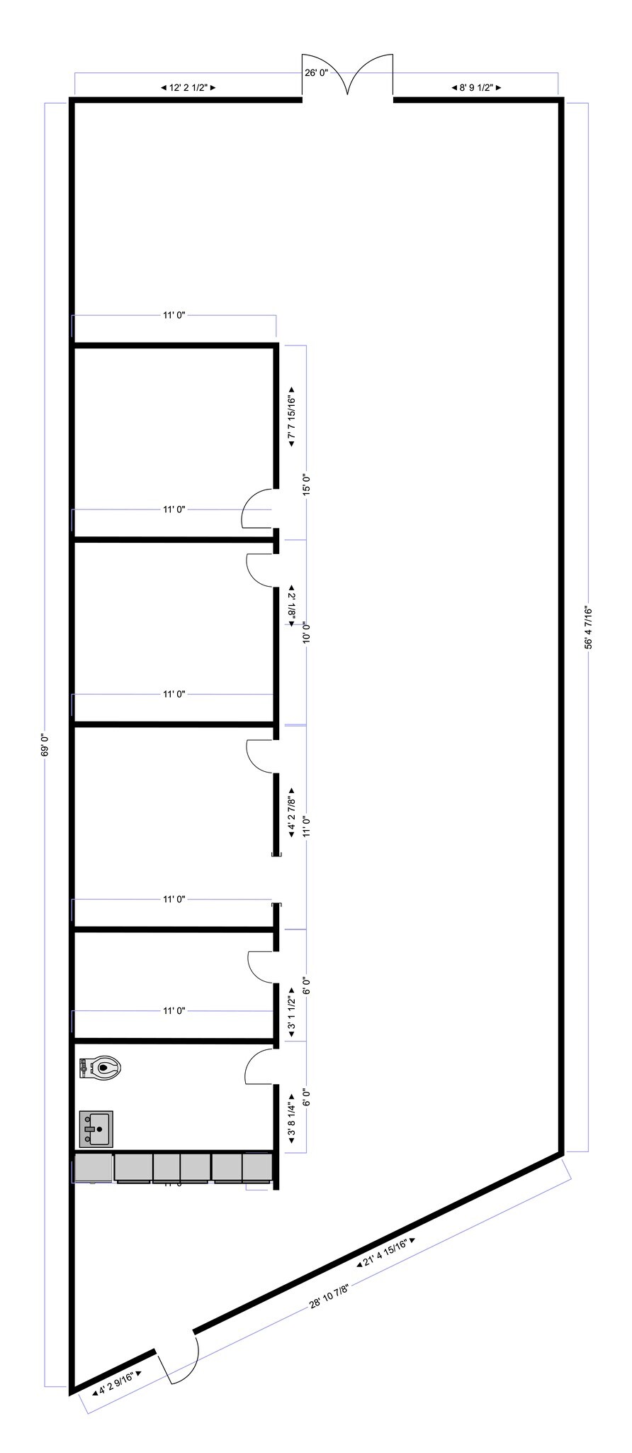1101-1105 University Dr E, College Station, TX à louer Plan de site– Image 1 sur 1