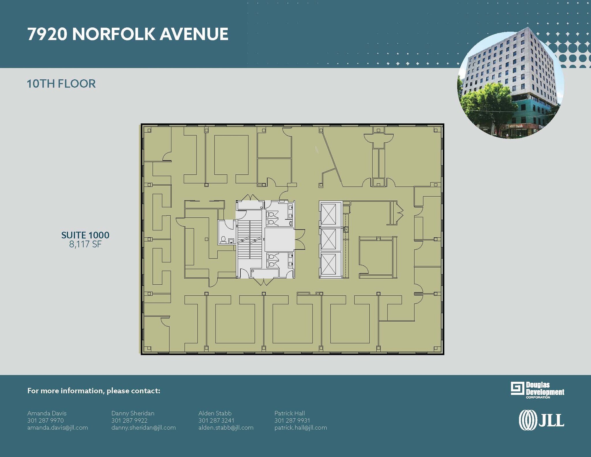 7900-7920 Norfolk Ave, Bethesda, MD à louer Plan d’étage– Image 1 sur 1