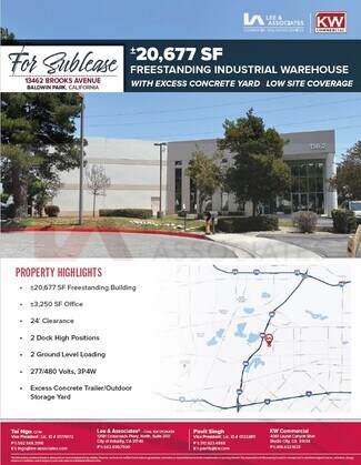 Plus de détails pour 13462 Brooks Dr, Baldwin Park, CA - Industriel/Logistique à louer