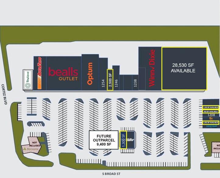 1200 S Broad St, Brooksville, FL à louer - Plan de site – Image 2 sur 8