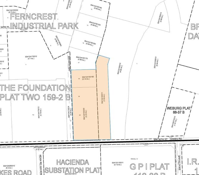 3570 SW 49th Way, Davie, FL à vendre - Plan cadastral – Image 2 sur 2