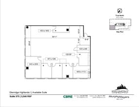5555 Glenridge Connector, Atlanta, GA à louer Plan d’étage– Image 1 sur 2