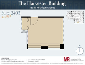 180 N Michigan Ave, Chicago, IL à louer Plan d’étage– Image 1 sur 3