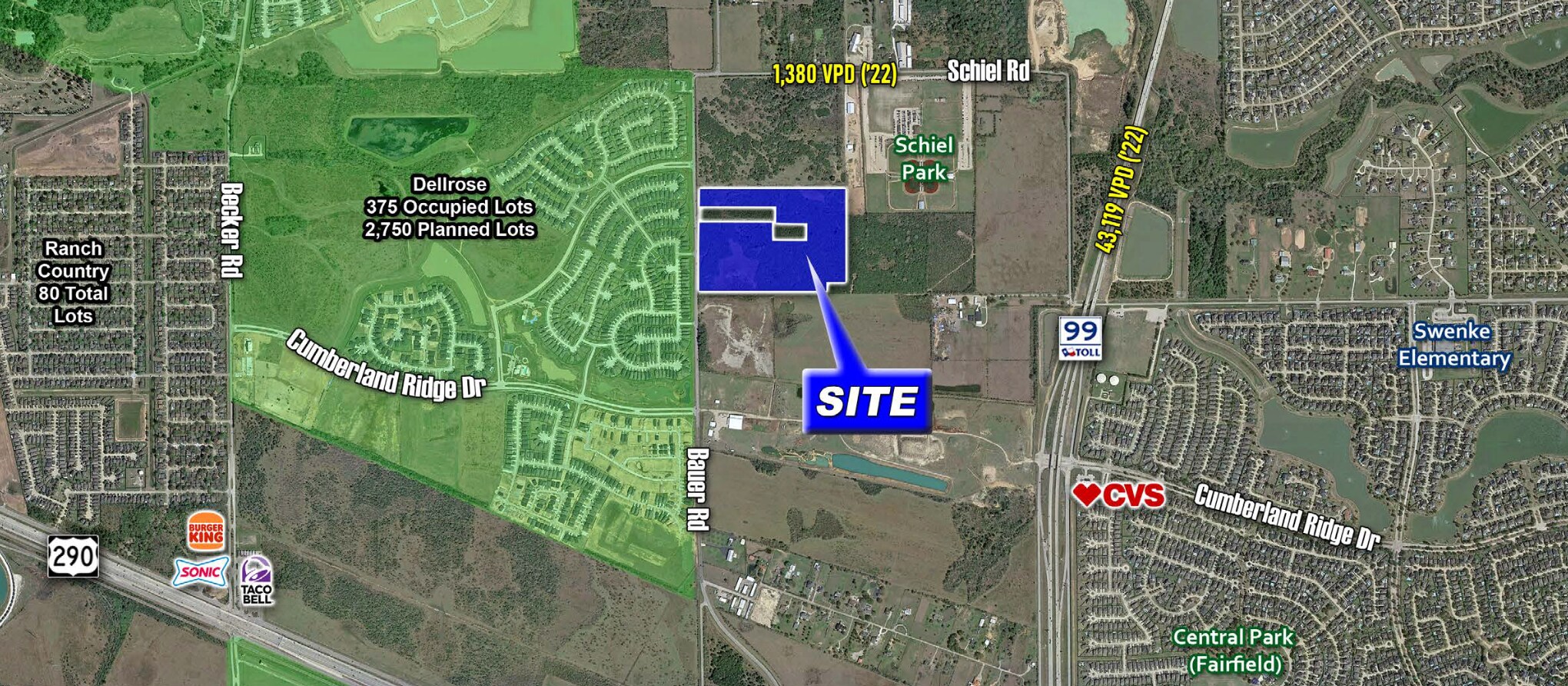 Bauer Rd, Cypress, TX à vendre Aérien– Image 1 sur 4