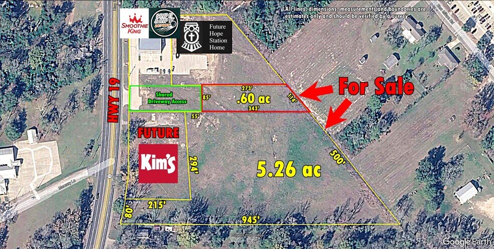 2228 Crockett Rd, Palestine, TX à vendre - Photo de l’immeuble – Image 1 sur 9